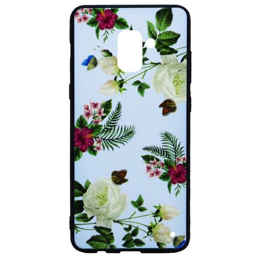 کاور طرح Flowers مدل FL-01 مناسب برای گوشی موبایل سامسونگ Galaxy J6