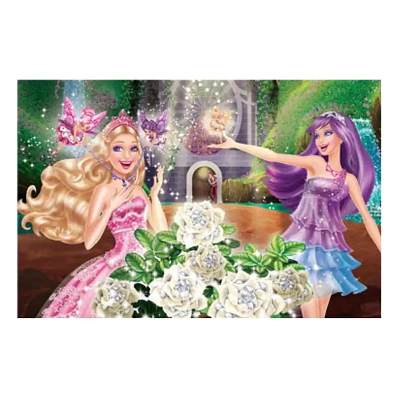 پوستر دیواری اتاق کودک طرح پرنسس ها و فرشته کد pk154