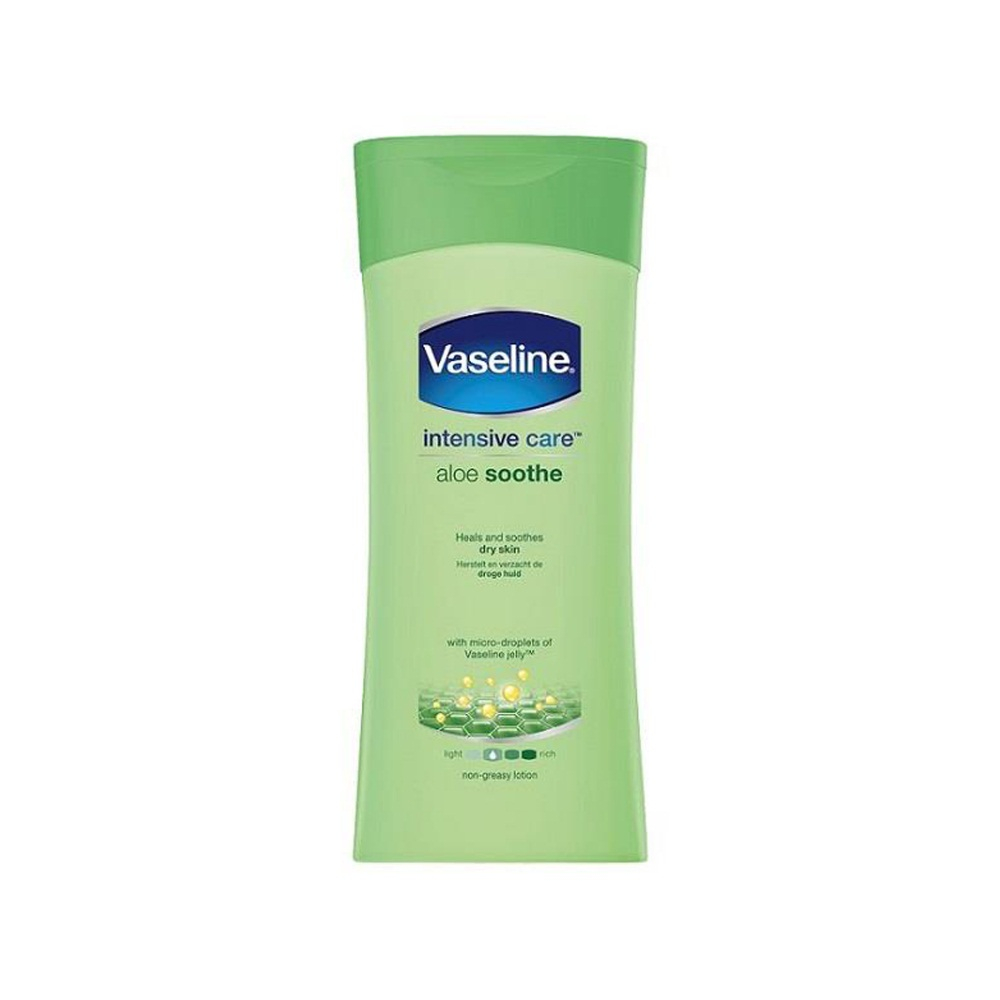 لوسیون بدن وازلین مدل Aloe Soothe حجم 200 میلی لیتر