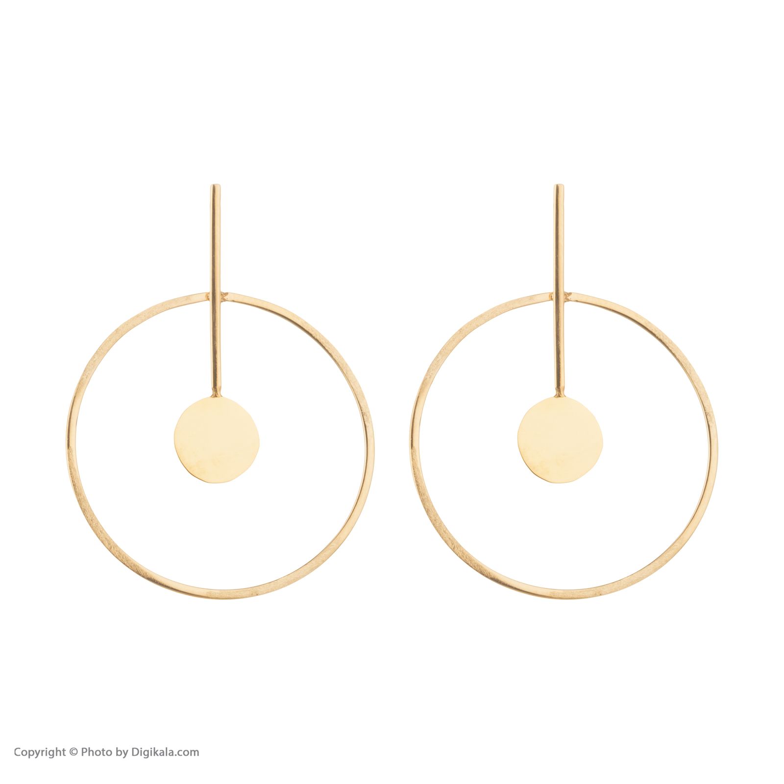 گوشواره طلا 18 عیار زنانه سیودو مدل 162802 -  - 2