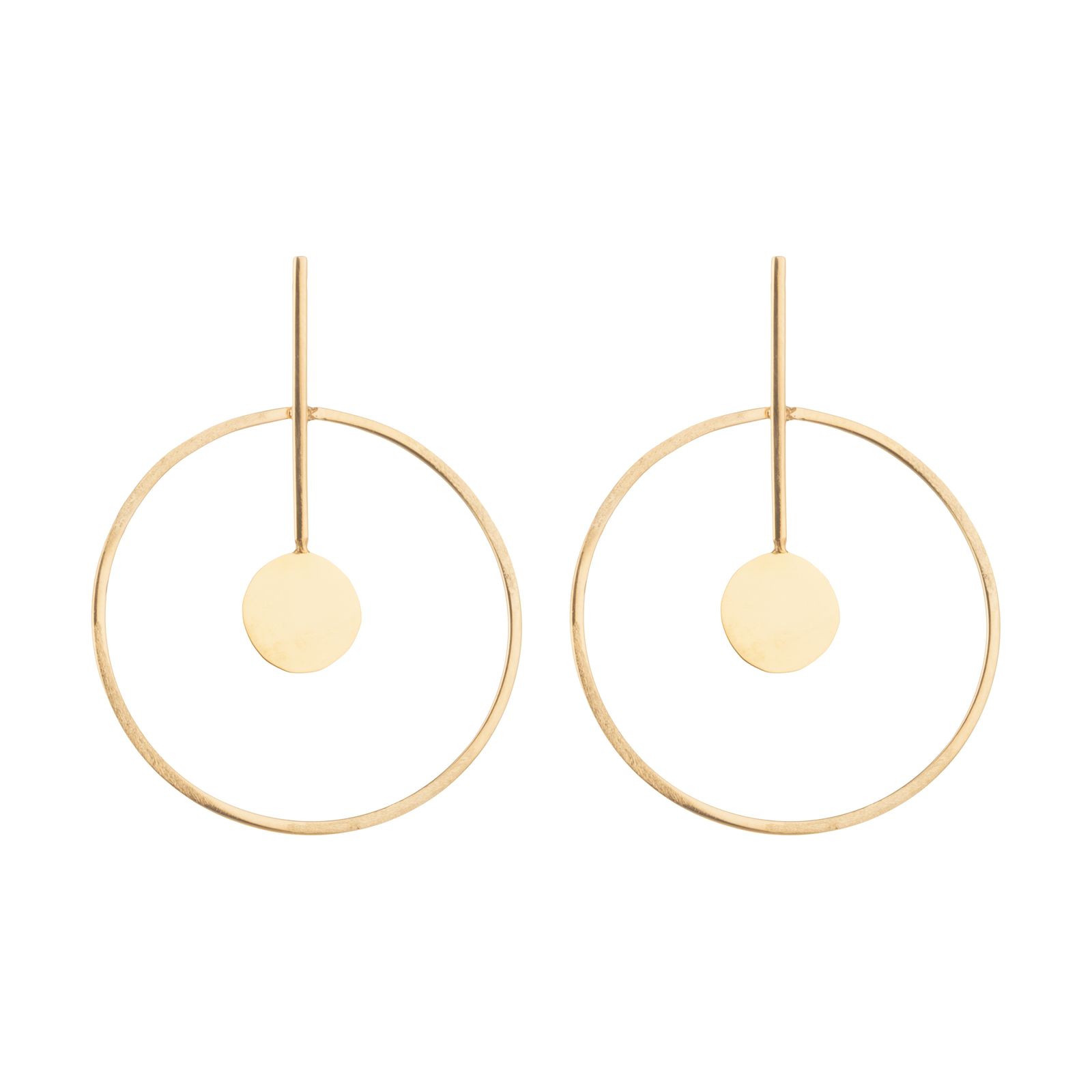 گوشواره طلا 18 عیار زنانه سیودو مدل 162802 -  - 1