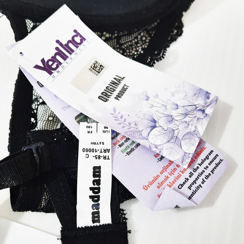 سوتین زنانه ینینچی مدل 10060 رنگ مشکی