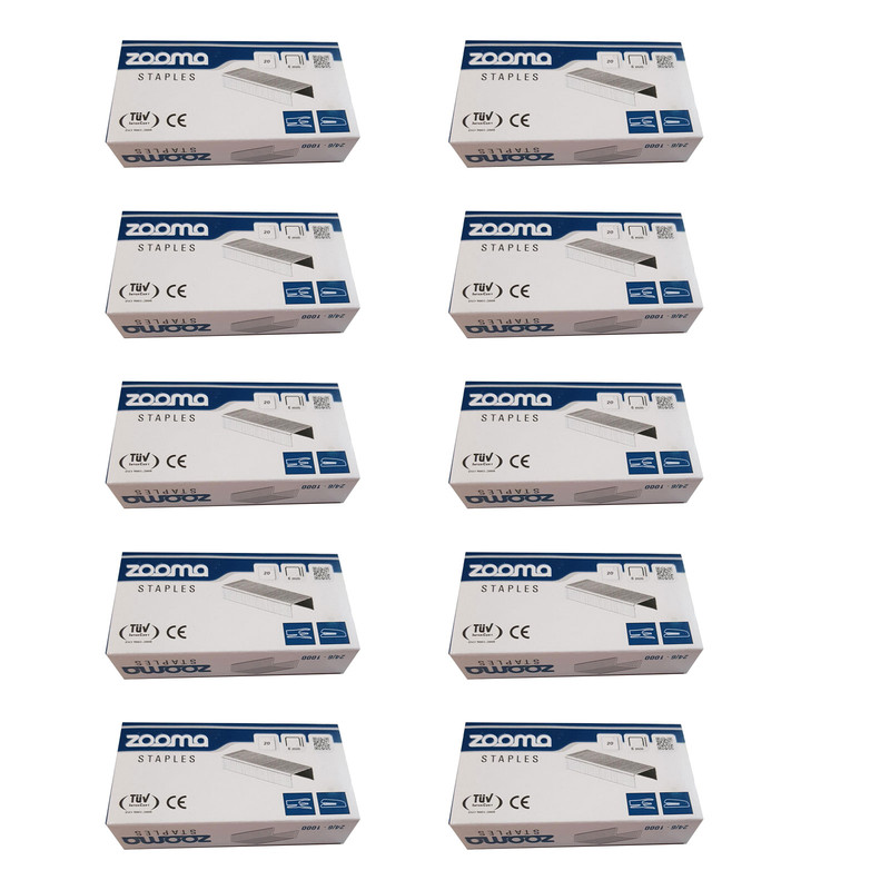 سوزن منگنه زوما مدل 246 سایز 24/6 بسته 10 عددی