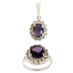 نیم ست نقره زنانه سلین کالا مدل Ce-ama3