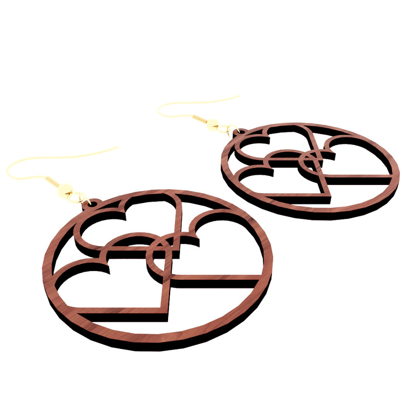 گوشواره زنانه کد K3002 گوشواره زنانه کد K3002