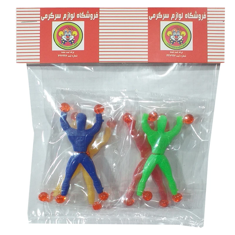 ابزار سرگرمی دنیای سرگرمی های کمیاب طرح مرد عنکبوتی ملق زن مدل DSK1790 بسته 4 عددی