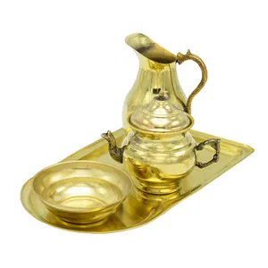 سرویس سماور برنجی 5 پارچه کد 1002