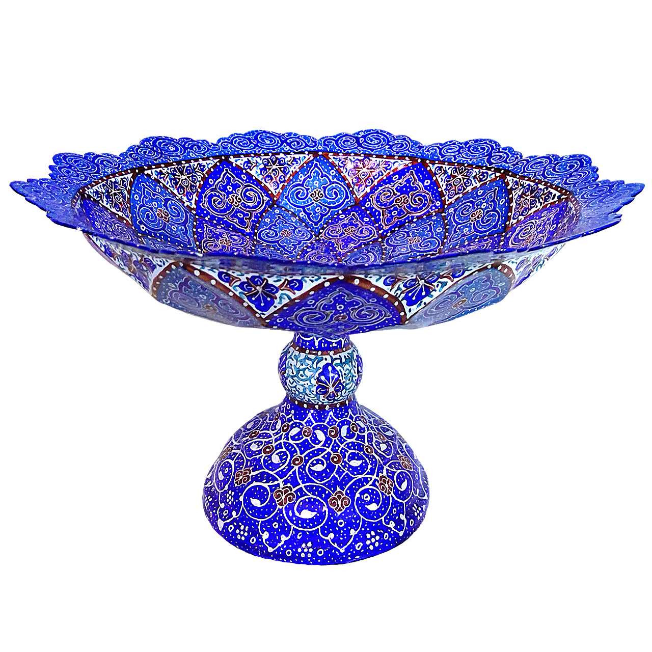 شیرینی خوری میناکاری آسمانی مدل M-Conf17-19X12