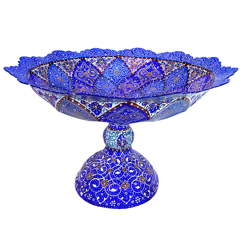 شیرینی خوری میناکاری آسمانی مدل M-Conf17-19X12