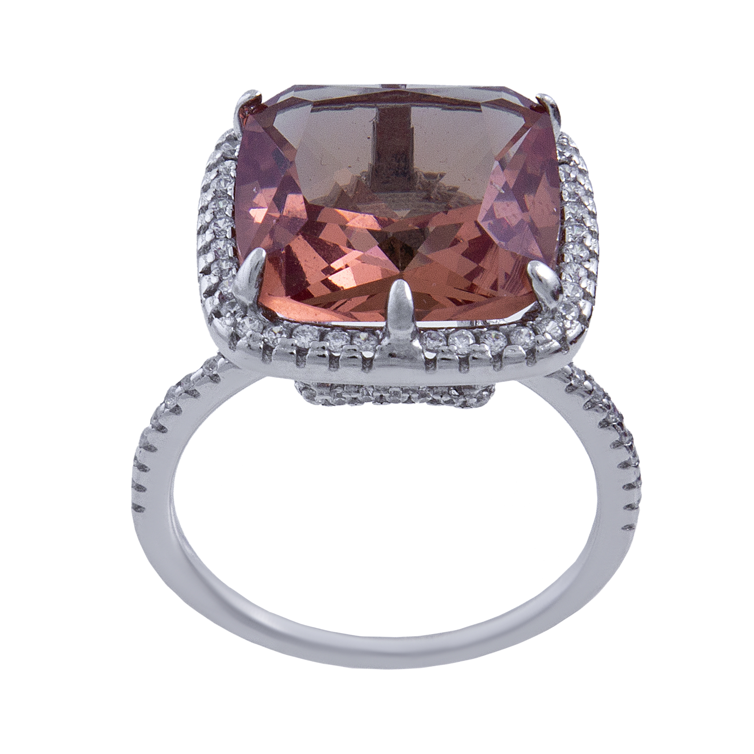  انگشتر نقره زنانه بازرگانی میلادی کد AWR-246