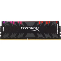 رم دسکتاپ DDR4 تک کاناله 3200 مگاهرتز CL16 کینگستون مدل HyperX Predator RGB ظرفیت 8 گیگابایت 