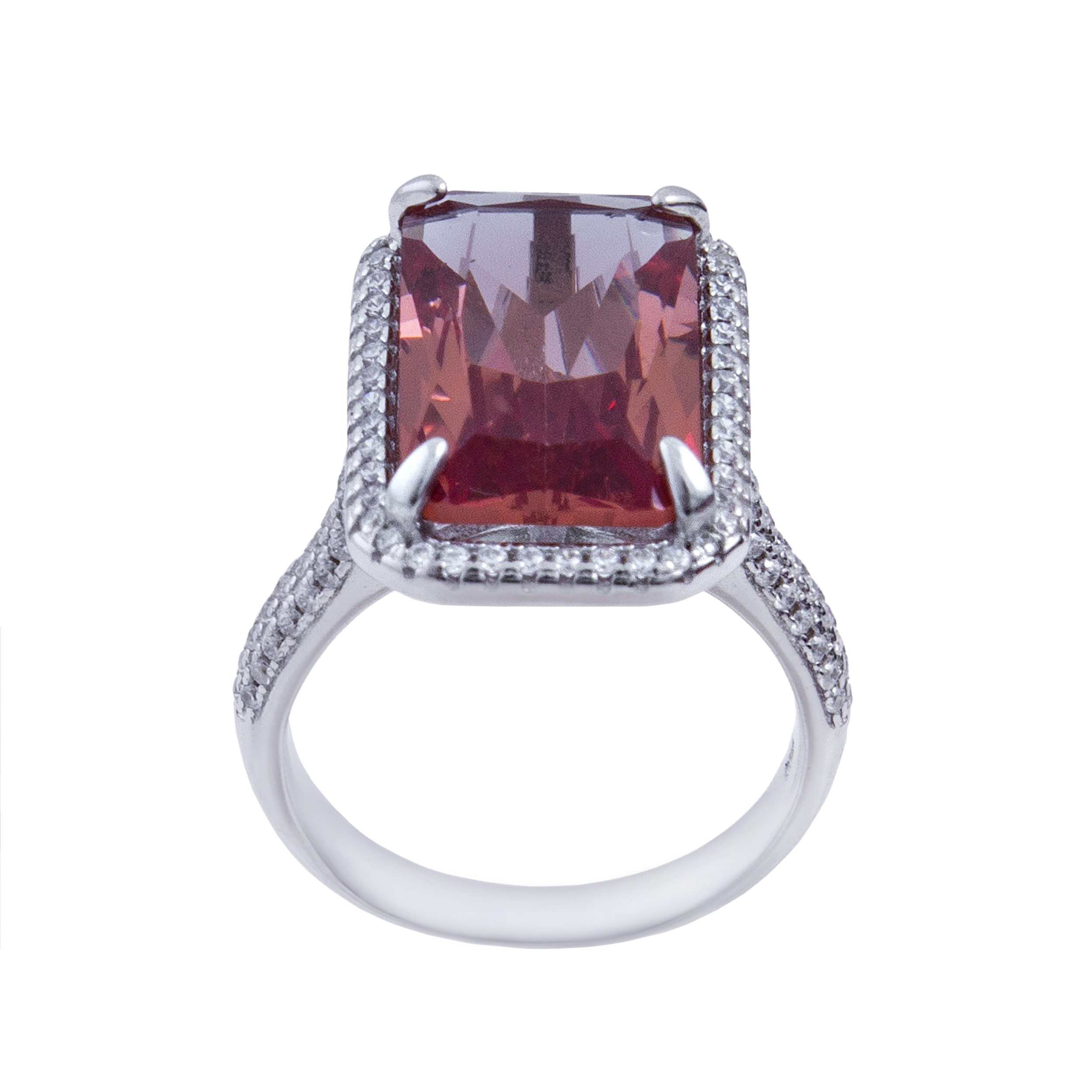  انگشتر نقره زنانه بازرگانی میلادی کد AWR-250