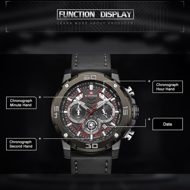 ساعت مچی عقربه ای مردانه نیوی فورس مدل NF9175 BBB ساعت مچی عقربه ای مردانه نیوی فورس مدل NF9175 BBB