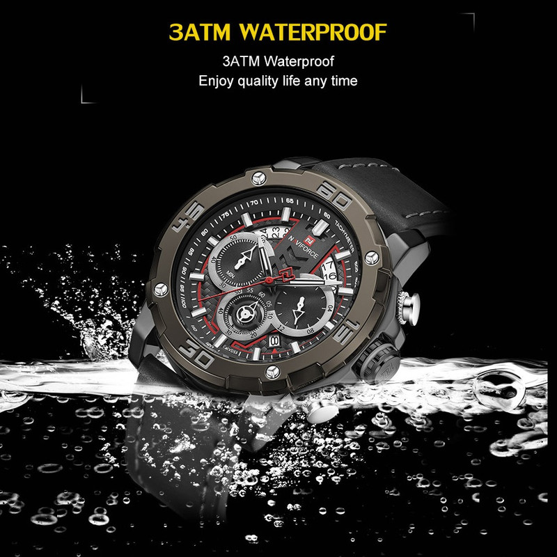 ساعت مچی عقربه ای مردانه نیوی فورس مدل NF9175 BBB ساعت مچی عقربه ای مردانه نیوی فورس مدل NF9175 BBB