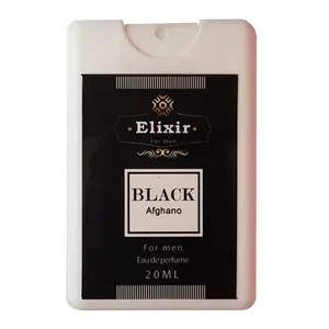 عطر جیبی مردانه الیکسیر مدل Black afghano حجم 20 میلی لیتر