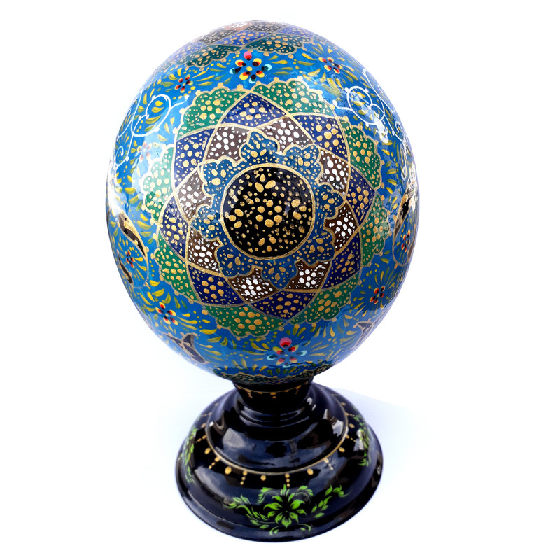 تخم شتر مرغ تزیینی کد bahar3 تخم شتر مرغ تزیینی کد bahar3