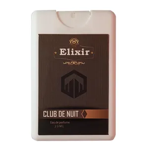 عطر جیبی مردانه الیکسیر مدل Club de nuit حجم 20 میلی لیتر