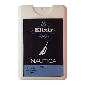 عطر جیبی مردانه الیکسیر مدل Nautica blue حجم 20 میلی لیتر