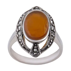 انگشتر نقره زنانه بازرگانی میلادی کد AW_244