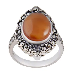 انگشتر نقره زنانه بازرگانی میلادی کد AW_246