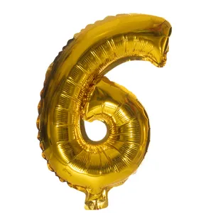 بادکنک فویلی مدل عدد 6 کد110