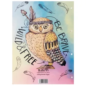 کاغذ کلاسوری سم مدل جغد بسته ۸۰ عددی