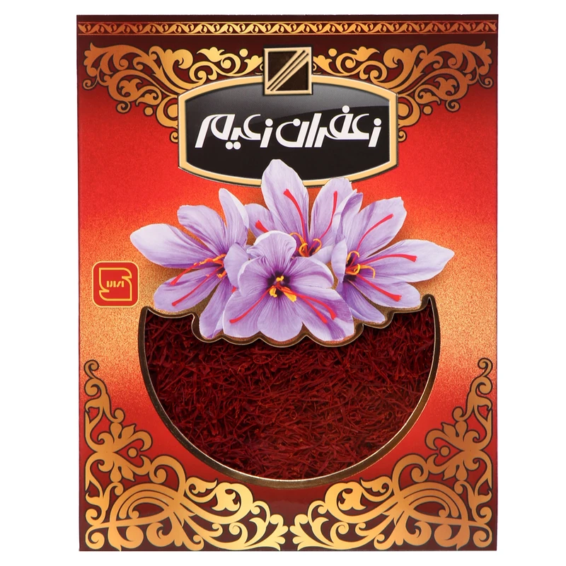 زعفران جعبه ای سرگل درجه یک زعیم  - 2.304 گرم