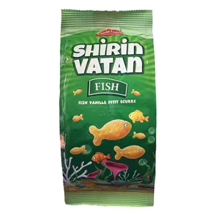 بیسکوئیت پتی بور وانیلی طرح ماهی شیرین وطن - 70 گرم