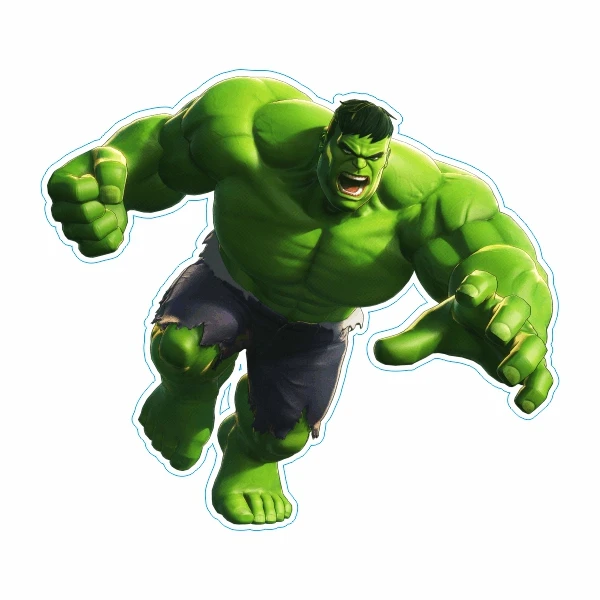 برچسب بدنه موتور سیکلت طرح هالک کد 126