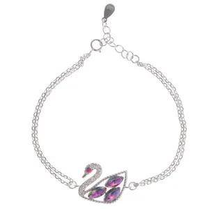 دستبند نقره زنانه کد 2347