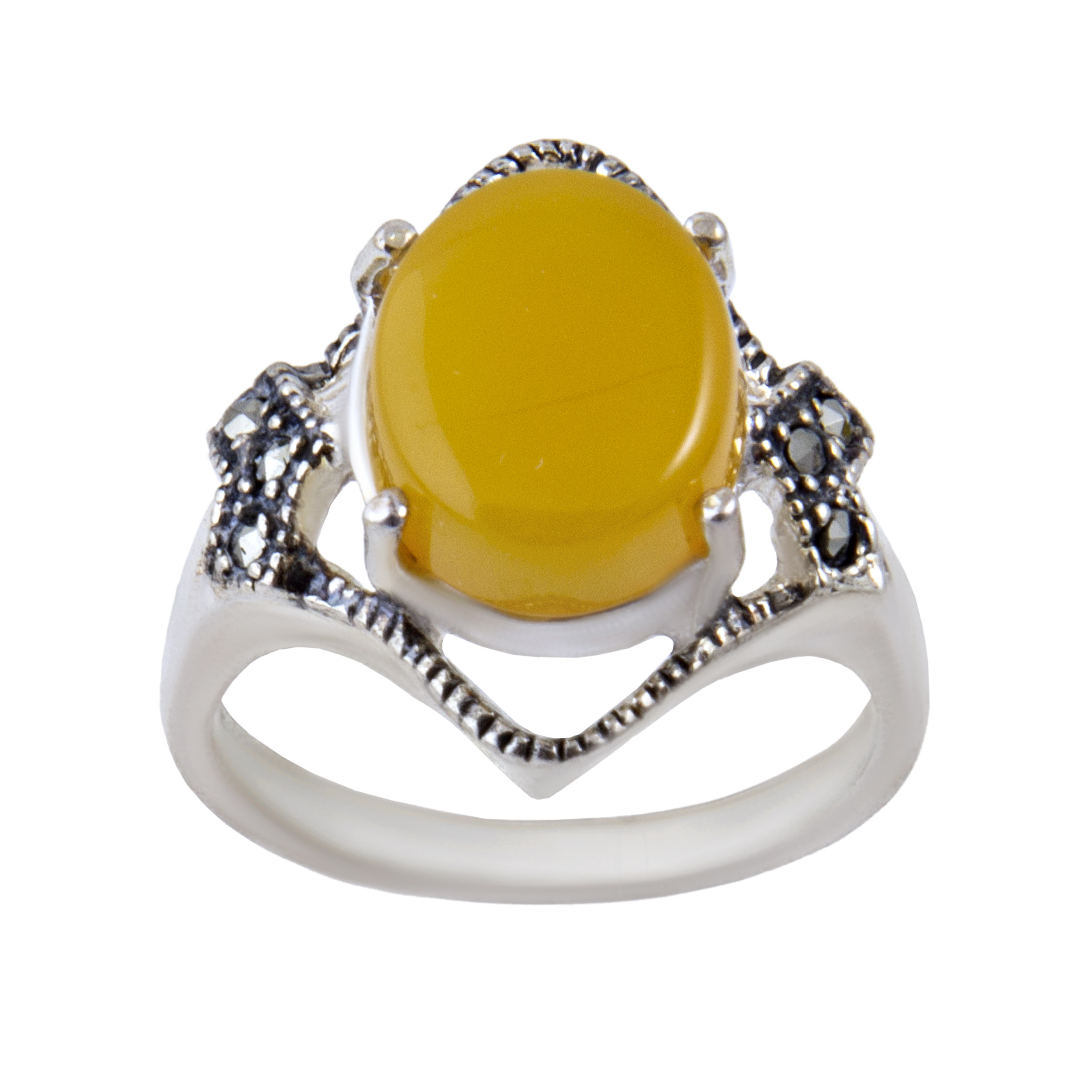 انگشتر نقره زنانه بازرگانی میلادی کد AW_258