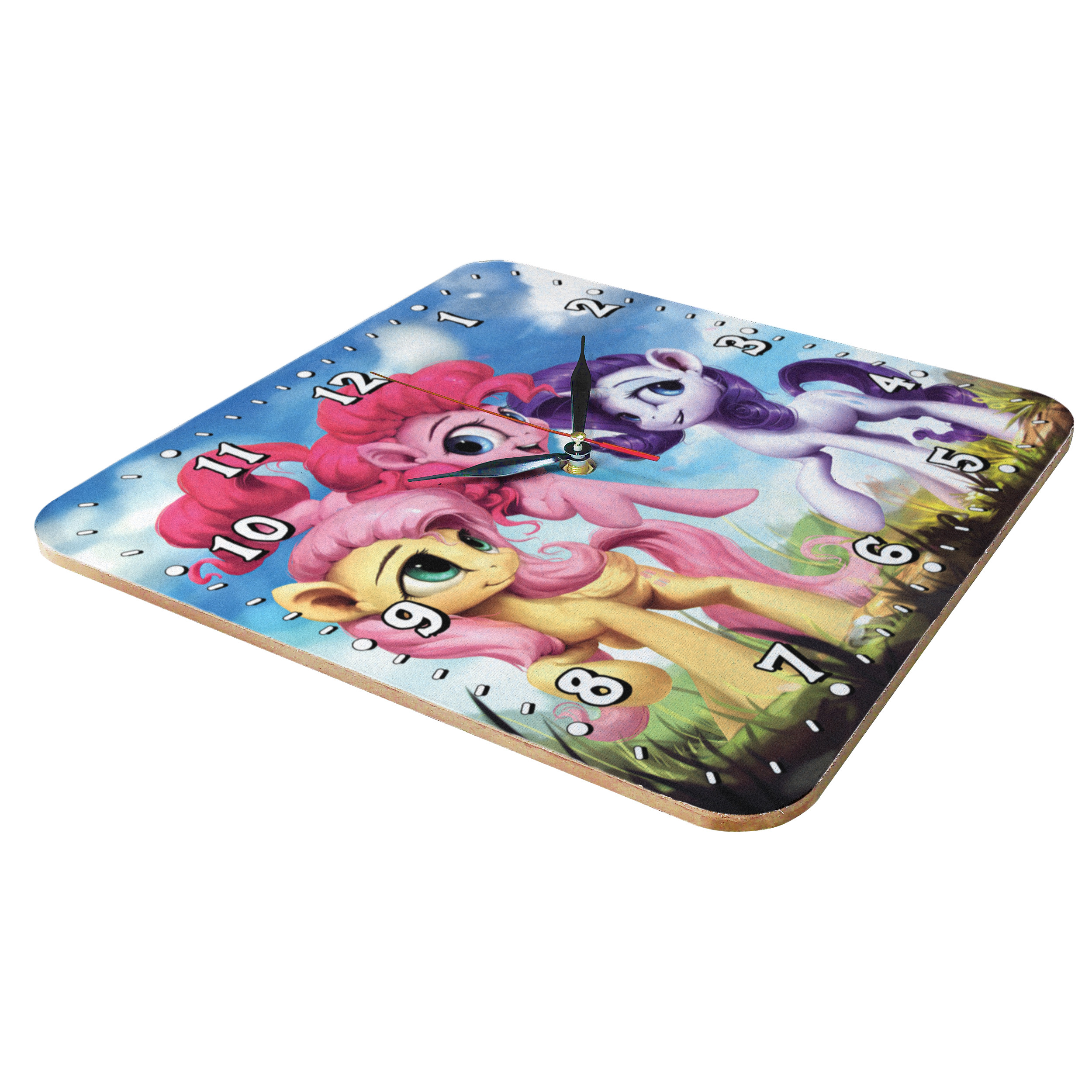 ساعت دیواری کودک مدل 1066 طرح پونی کوچولو