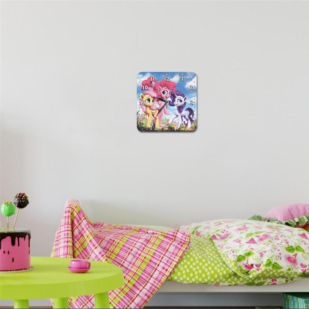 ساعت دیواری کودک مدل 1066 طرح پونی کوچولو