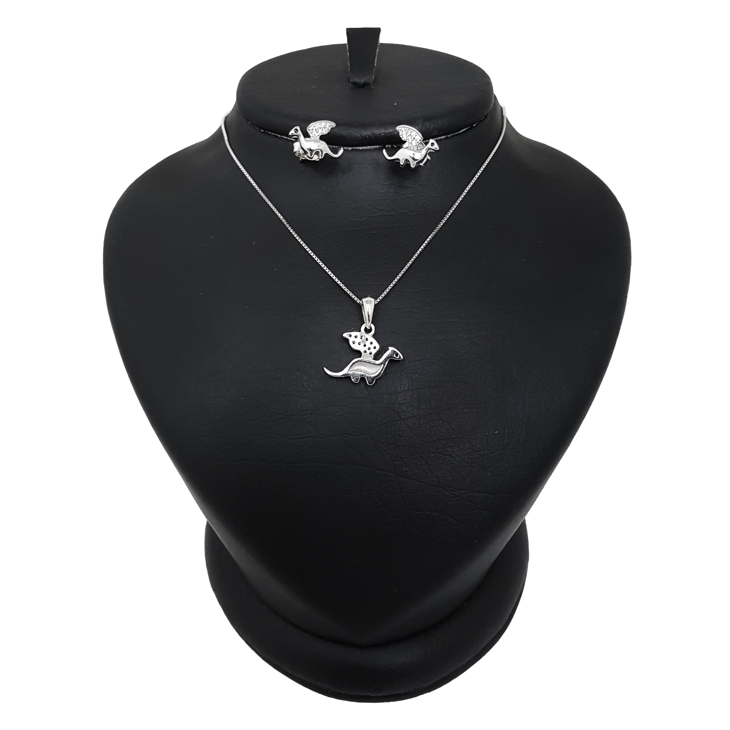 نیم ست نقره زنانه ترمه 1 کد NS 1023