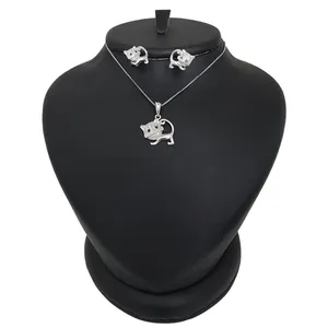  نیم ست نقره زنانه ترمه 1 طرح پیشی کد NS-1024