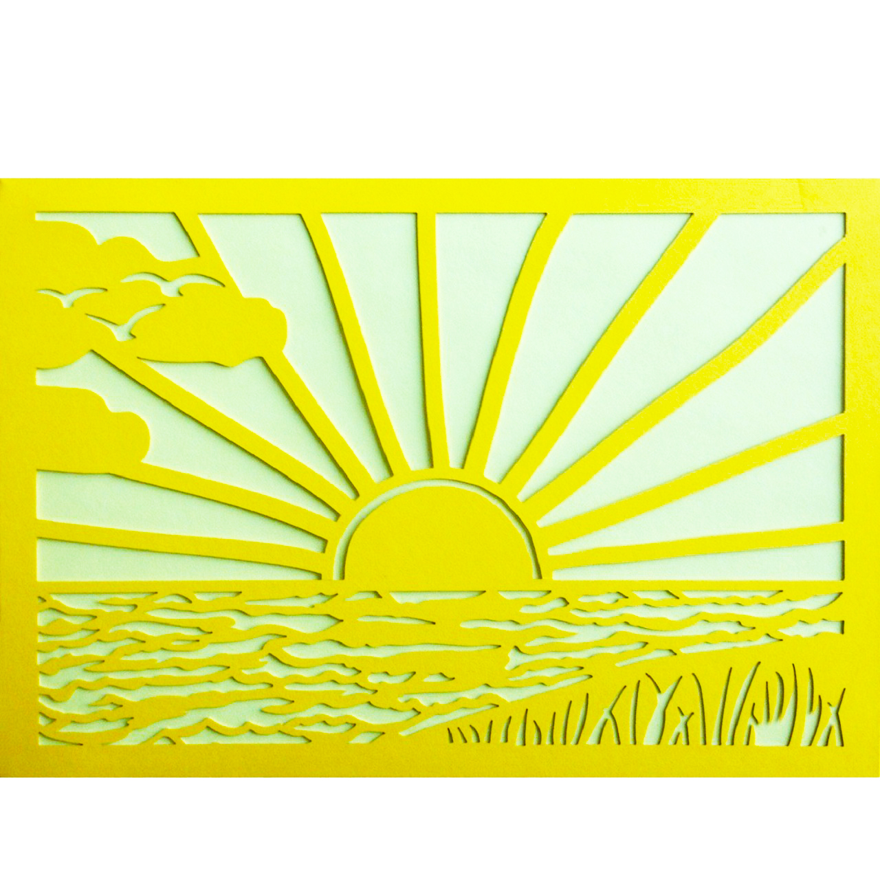 کارت پستال طرح خورشید کد 115