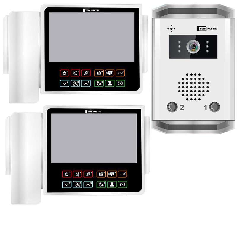 درب بازکن تصویری تک نما مدل C70-2V مجموعه 3 عددی درب بازکن تصویری تک نما مدل C70-2V مجموعه 3 عددی