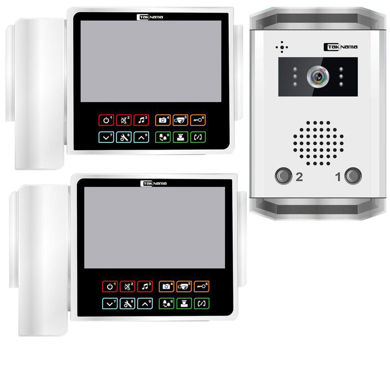 درب بازکن تصویری تک نما مدل C70-2V مجموعه 3 عددی درب بازکن تصویری تک نما مدل C70-2V مجموعه 3 عددی