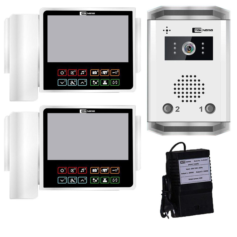 درب بازکن تصویری تک نما مدل C70-2V مجموعه 3 عددی درب بازکن تصویری تک نما مدل C70-2V مجموعه 3 عددی