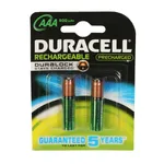 باتری نیم قلمی قابل شارژ دوراسل مدل Duralock HR03 بسته 2 عددی