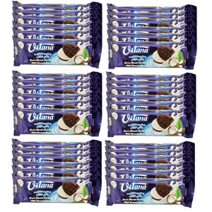 بیسکویت کاکائویی با کرم نارگیل ویتنانا - 85 گرم بسته 36 عددی