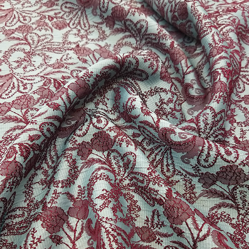 پارچه مانتو طرح گل کد 587