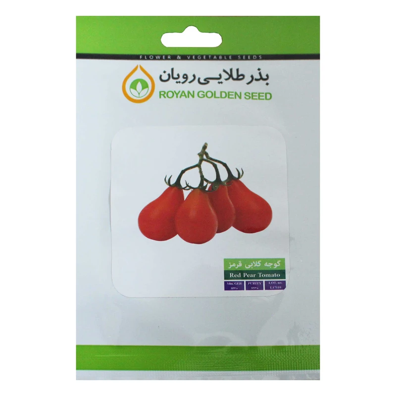 بذر گوجه گلابی قرمز بذر طلایی رویان مدل BZTR-081