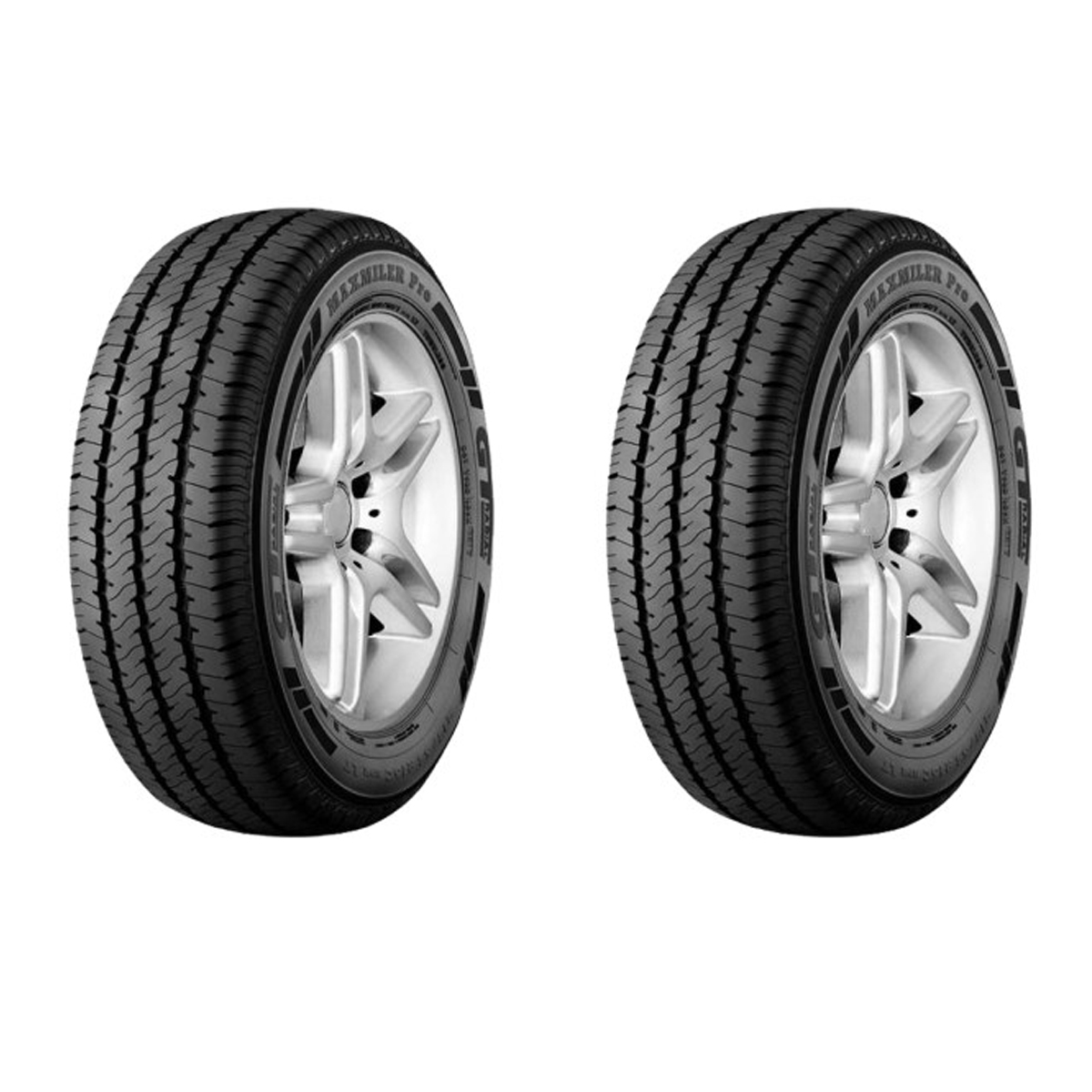 لاستیک خودرو جی تی رادیال مدل CHAMPIRO75 8PR سایز 205/75R14 - دو حلقه