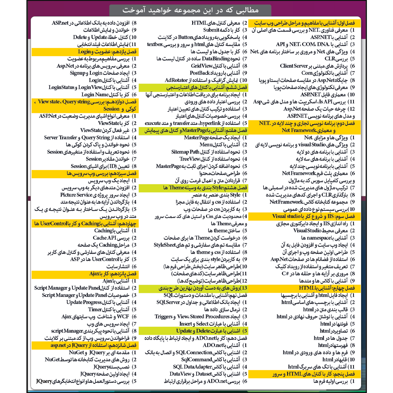 نرم افزار آموزش طراحی وب سایت نشر مهرگان