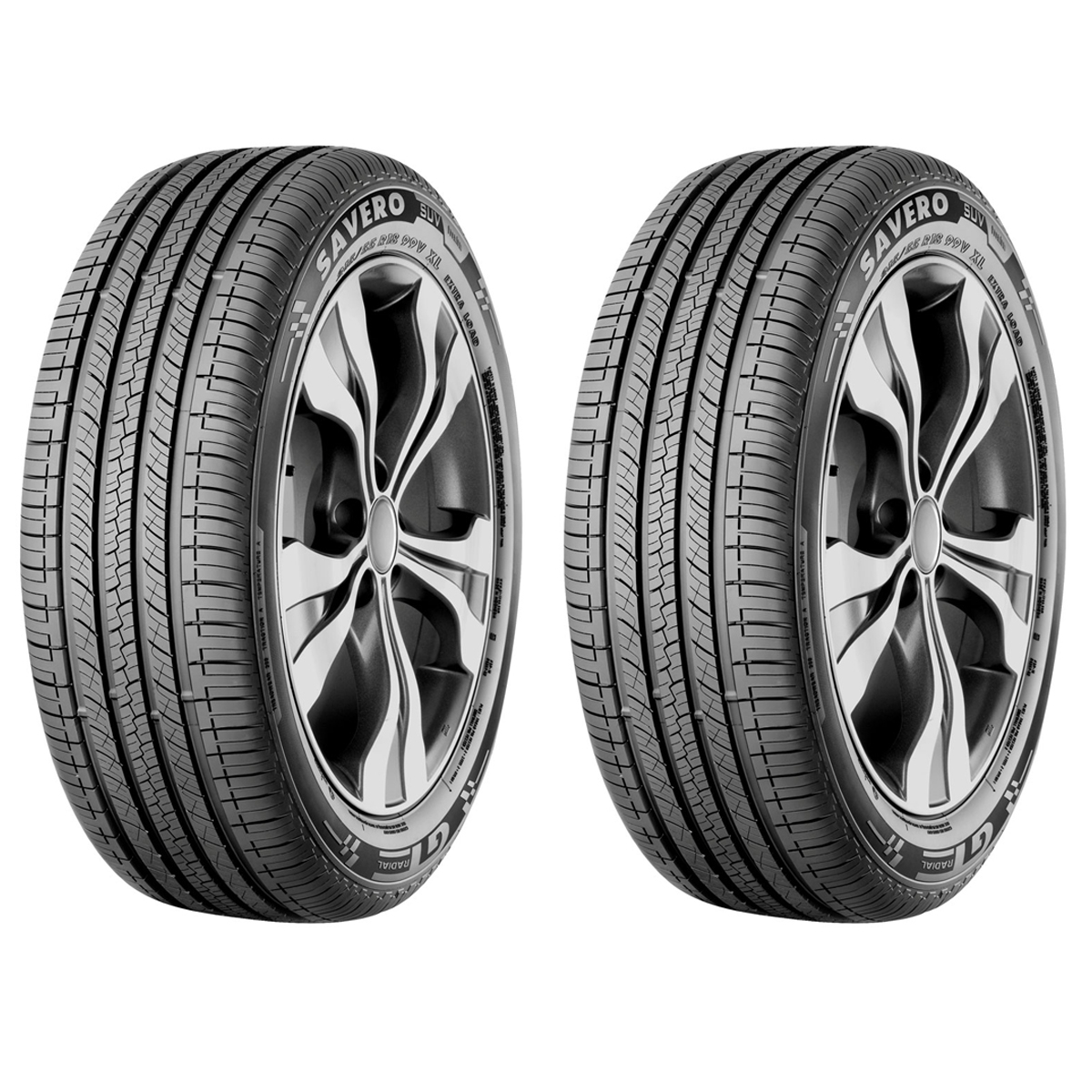 لاستیک خودرو جی تی رادیال مدل SAVERO SUV سایز 255/70R15 - دو حلقه