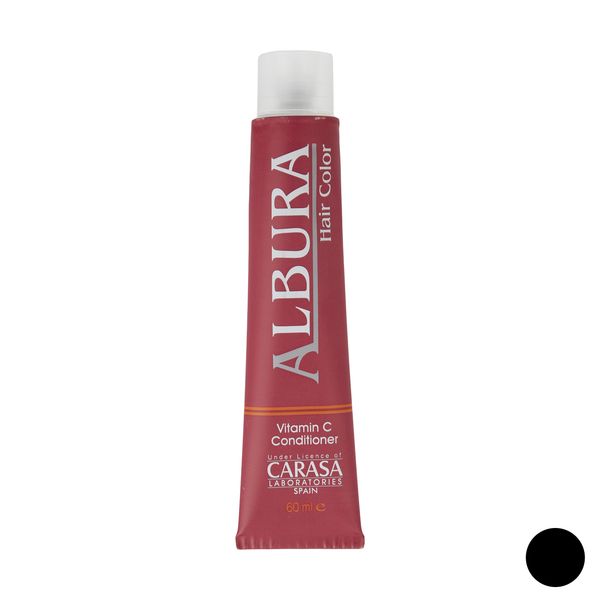 رنگ مو آلبورا شماره 791 حجم 60 میلی لیتر رنگ مشکی