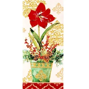کارت پستال پاپیروس طرح گل و گلدان کد 313