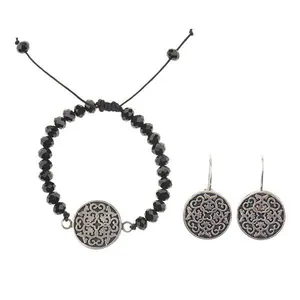 نیم ست نقره زنانه کد 132010