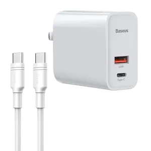 شارژر دیواری باسئوس مدل BS-CH905 به همراه کابل تبدیل USB-C
